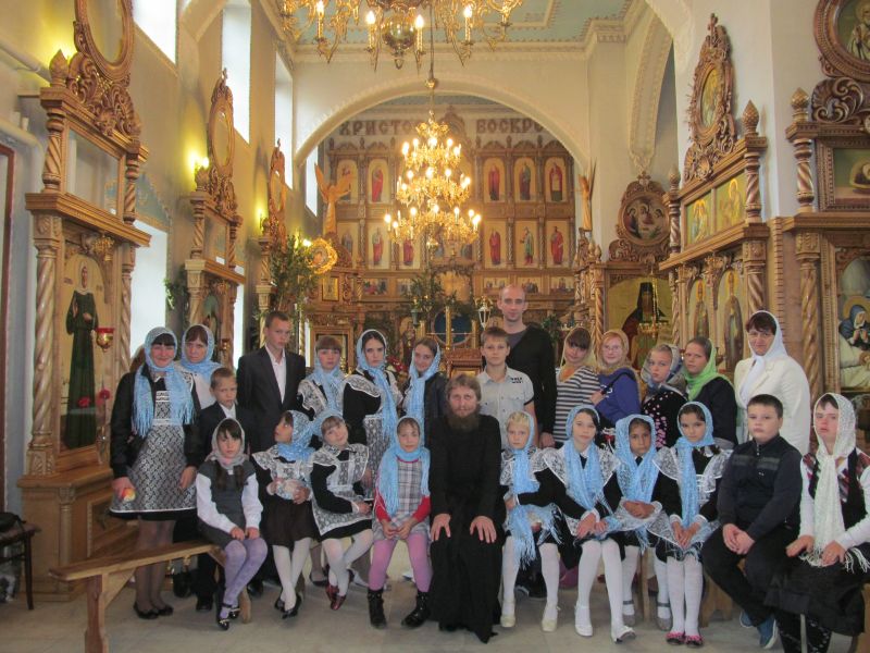 Начался учебный год в Воскресной школе храма прп. Феодора Санаксарского