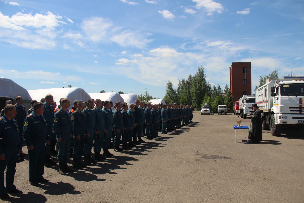 Встреча с сотрудниками МЧС по Тульской области прикомандированных в Саранск